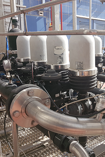 CIP-Stream-Recycling mit geschlossenem Kreislauf, Vorfiltration zur UF, Israel
